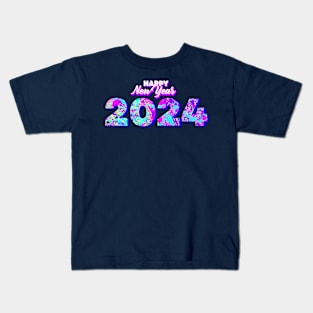 Visionary 2024: Embrace the Future with Vibrant Designs! Kids T-Shirt